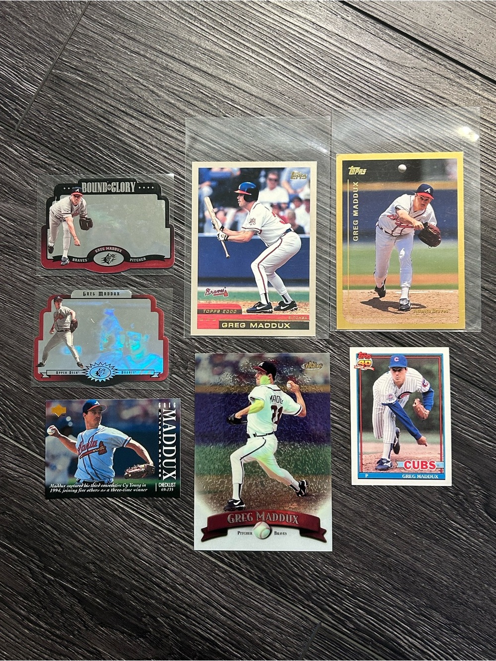 Greg Maddux Baseball Cards Lot Vintage